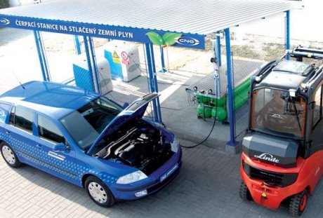 Motor Jikov CNG filling station