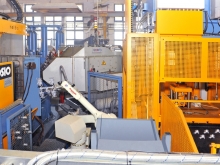 Full robotic die casting workplace