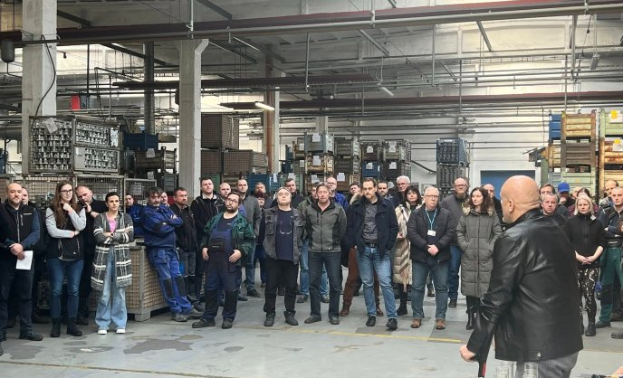 Novoroční setkání generálního ředitele se zaměstnanci MOTOR JIKOV GROUP