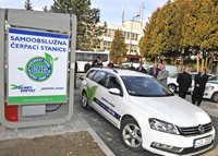 CNG-Station feierlich der Öffentlichkeit übergeben