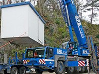 Die Krumlov CNG-Tankstelle ist bereits vor Ort__