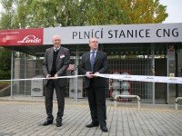 Linde MH hat eine CNG-Station mit der TECHNOLOGIE MOTOR JIKOV in Betrieb genommen