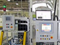 The machine from MOTOR JIKOV Fostron is the heart of the production line at Valeo.