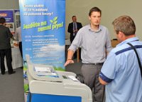 The MJ Compact 05 filling machine made its debut at Země živitelka.