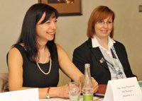 Human resources experts gathered around a table to discuss cutting-edge talent strategies.