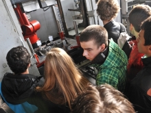 Fachmittelschule für Maschinenbau und Bauwesen in Tábor - Führung durch MOTOR JIKOV
