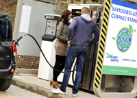 The CNG public filling station in Písek has increased its capacity after its first year of operation
